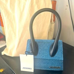 Jacquemus Denim Le chiquito Moyen bag